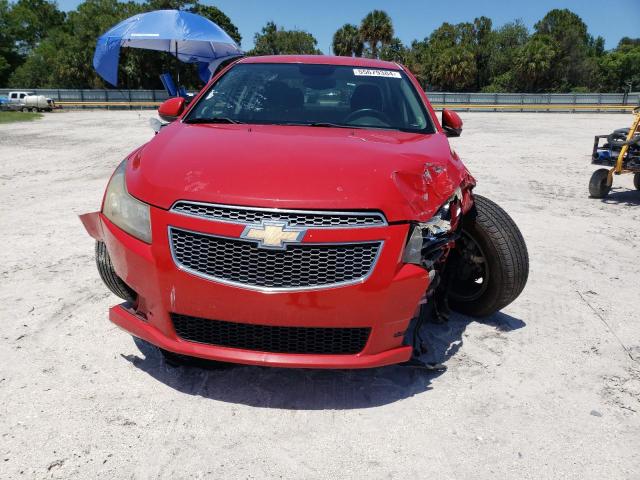 1G1PF5SCXC7373262 - 2012 CHEVROLET CRUZE LT RED photo 5