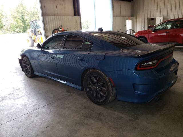 2C3CDXHG0MH633356 - 2021 DODGE CHARGER GT BLUE photo 2