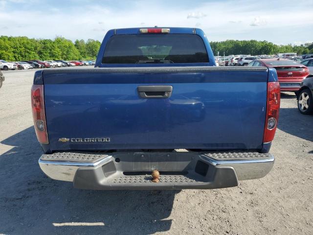 1GCDT136X68170813 - 2006 CHEVROLET COLORADO BLUE photo 6