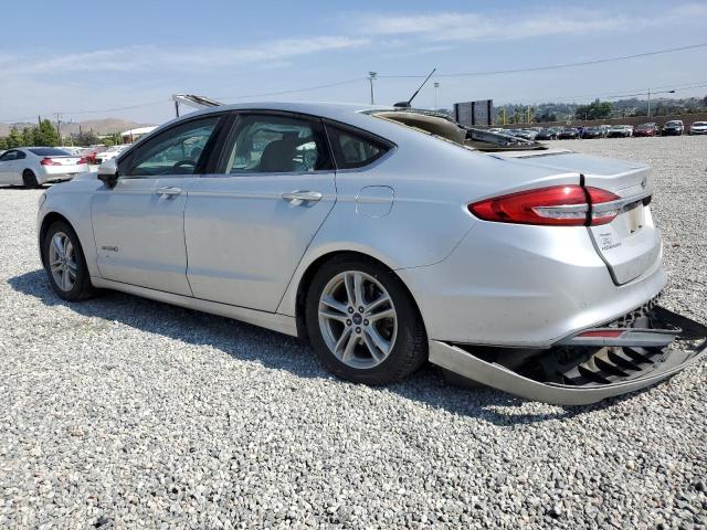 3FA6P0LU4JR232922 - 2018 FORD FUSION SE HYBRID SILVER photo 2