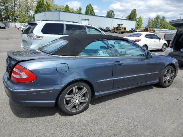 WDBTK75GX5T038264 - 2005 MERCEDES-BENZ CLK 500 BLUE photo 3