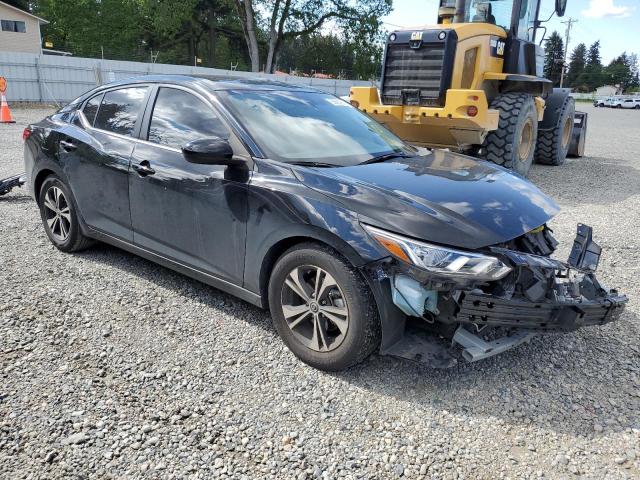 3N1AB8CV2NY312681 - 2022 NISSAN SENTRA SV BLACK photo 4