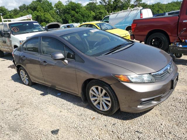 2HGFB2F90CH528502 - 2012 HONDA CIVIC EXL BROWN photo 4