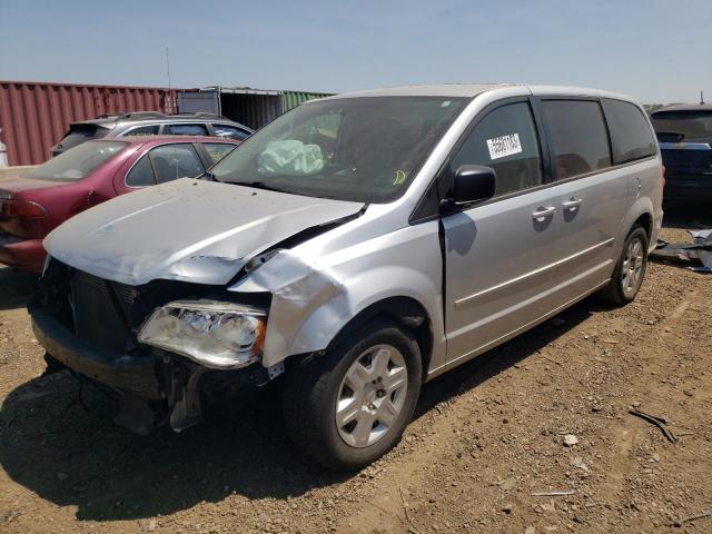 2C4RDGBGXCR360479 - 2012 DODGE CARAVAN GR SE SILVER photo 1