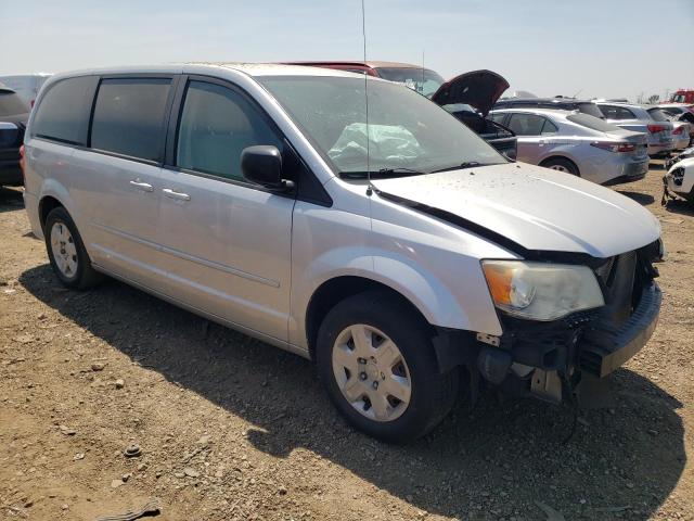 2C4RDGBGXCR360479 - 2012 DODGE CARAVAN GR SE SILVER photo 4