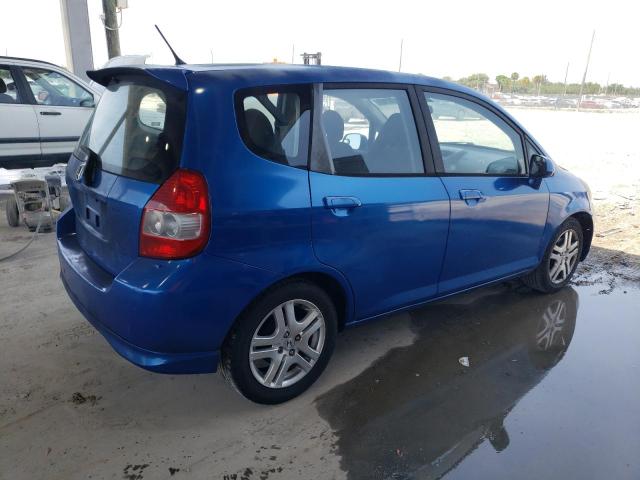 JHMGD38607S055753 - 2007 HONDA FIT S 蓝色 照片 3