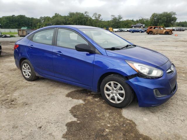 KMHCT4AE3EU712603 - 2014 HYUNDAI ACCENT GLS BLUE photo 4