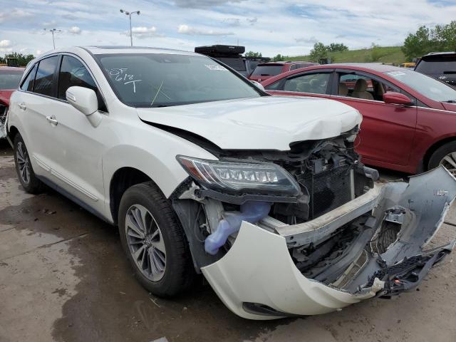 5J8TB4H74HL019324 - 2017 ACURA RDX ADVANCE WHITE photo 4