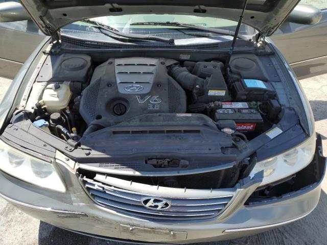 KMHFC46F57A211795 - 2007 HYUNDAI AZERA SE GREEN photo 11