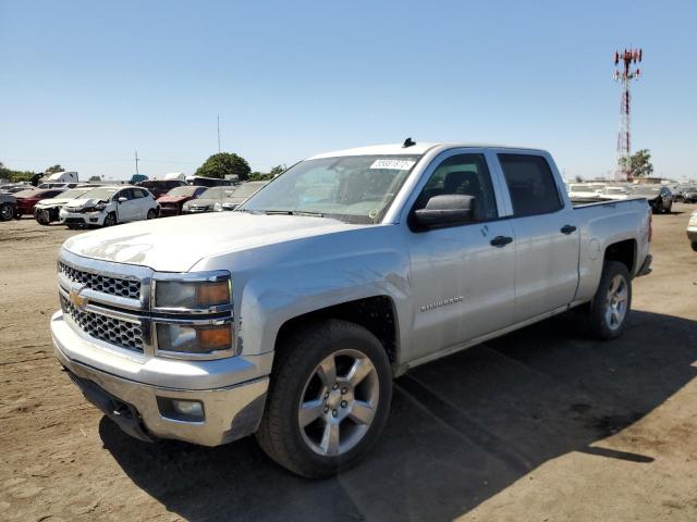 3GCUKREC8EG205488 - 2014 CHEVROLET SILVERADO SILVER photo 2