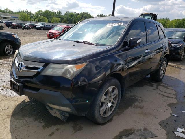 2HNYD28327H532450 - 2007 ACURA MDX TECHNOLOGY BLACK photo 1