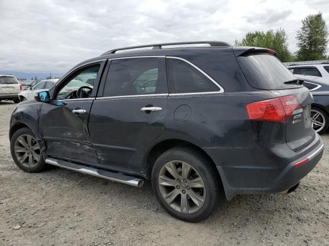 2HNYD2H57AH503700 - 2010 ACURA MDX ADVANCE BLACK photo 2