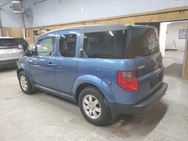 5J6YH28798L003556 - 2008 HONDA ELEMENT EX BLUE photo 2