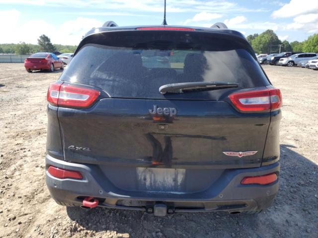 1C4PJMBS2EW214168 - 2014 JEEP CHEROKEE TRAILHAWK BLACK photo 6