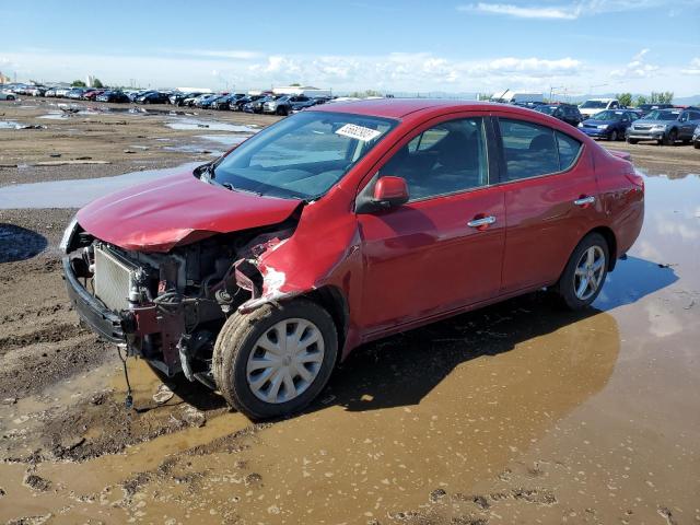 3N1CN7AP9DL819149 - 2013 NISSAN VERSA S RED photo 1