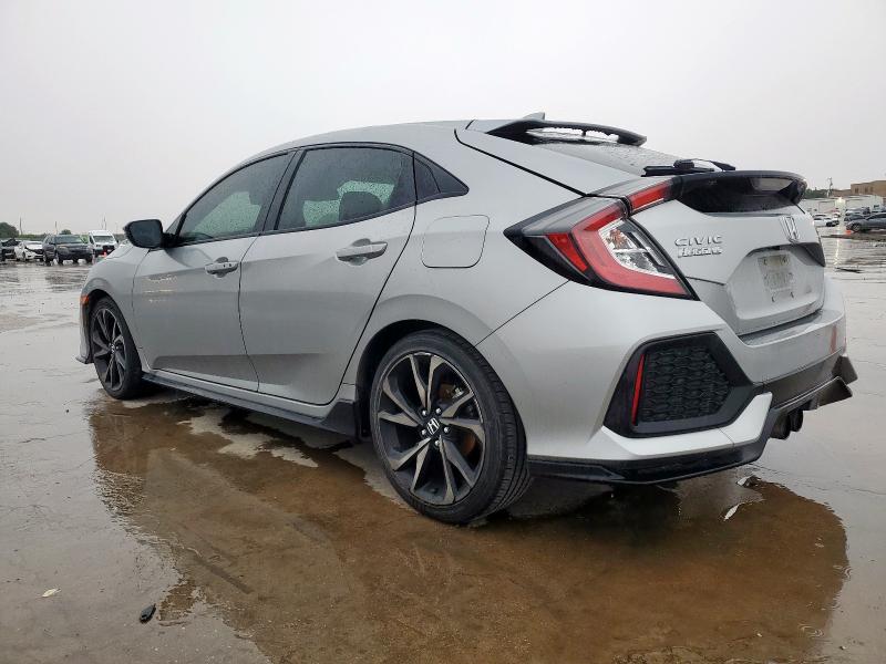 SHHFK7H94JU210456 - 2018 HONDA CIVIC SPORT TOURING SILVER photo 2