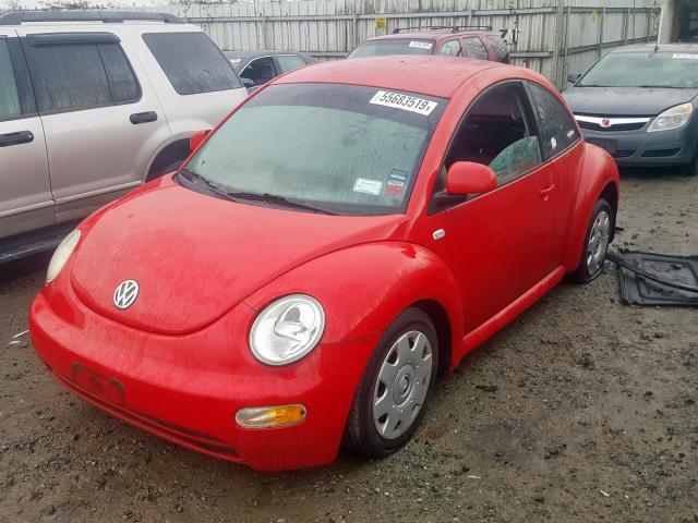 3VWBC21C9YM497334 - 2000 VOLKSWAGEN NEW BEETLE GL  photo 2