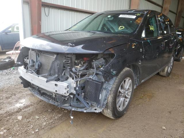 5N1AR2MN3FC704059 - 2015 NISSAN PATHFINDER S BLACK photo 2
