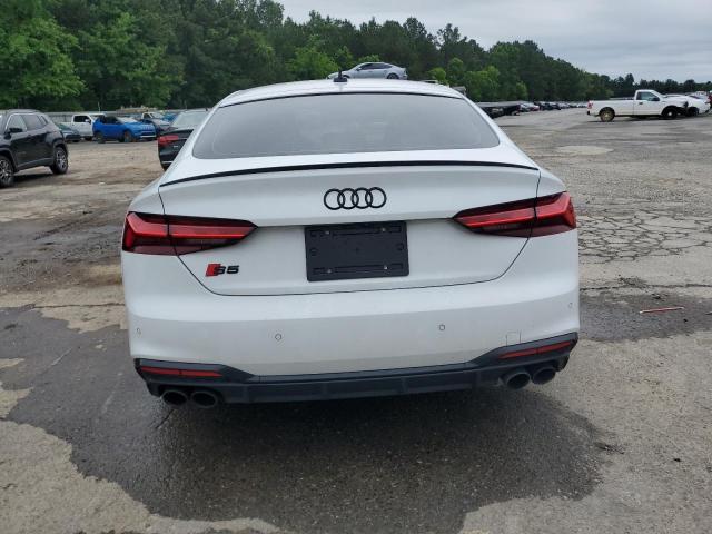 WAUC4CF55RA007780 - 2024 AUDI S5 PREMIUM PLUS WHITE photo 6