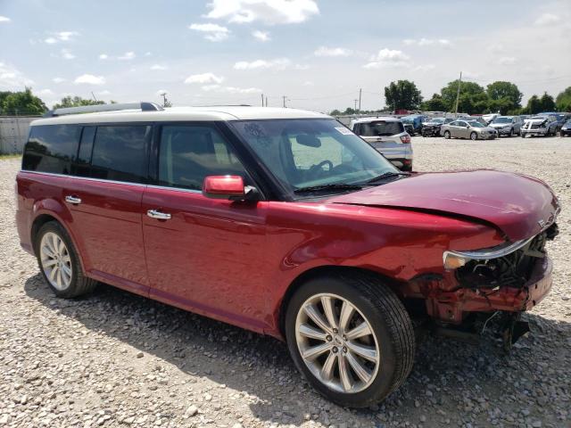 2FMGK5D80EBD06316 - 2014 FORD FLEX LIMITED RED photo 4