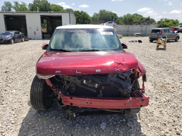 2FMGK5D80EBD06316 - 2014 FORD FLEX LIMITED RED photo 5