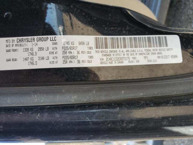 2C4RC1CG2ER273175 - 2014 CHRYSLER TOWN & COU TOURING L BLACK photo 13