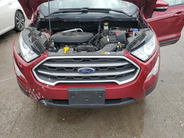MAJ6S3GL3LC313025 - 2020 FORD ECOSPORT SE 红色 照片 12