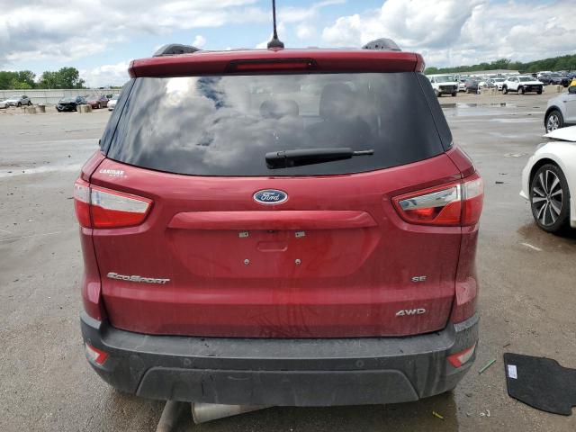 MAJ6S3GL3LC313025 - 2020 FORD ECOSPORT SE 红色 照片 6