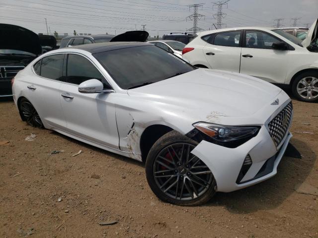 KMTG74LE3KU043771 - 2019 GENESIS G70 ELITE WHITE photo 4