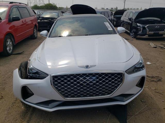 KMTG74LE3KU043771 - 2019 GENESIS G70 ELITE WHITE photo 5