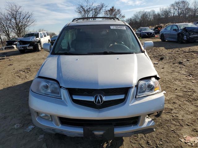 2HNYD188X6H501080 - 2006 ACURA MDX TOURING SILVER photo 5