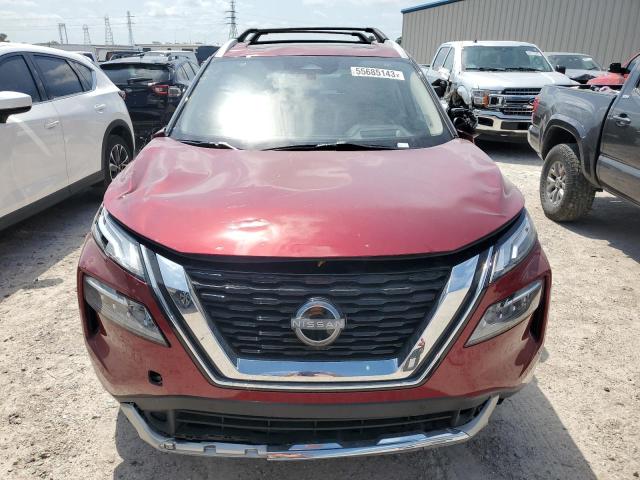 JN8BT3DD0PW302253 - 2023 NISSAN ROGUE PLATINUM BURGUNDY photo 5