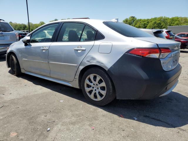 JTDEPMAE0MJ173763 - 2021 TOYOTA COROLLA LE SILVER photo 2