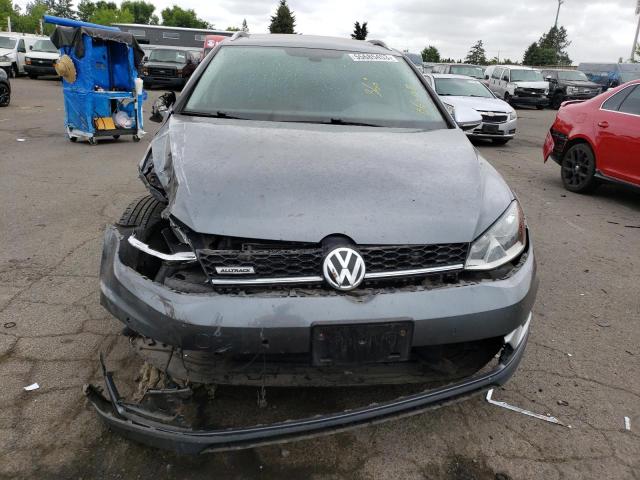 3VWH17AU9HM526210 - 2017 VOLKSWAGEN GOLF ALLTR S GRAY photo 5