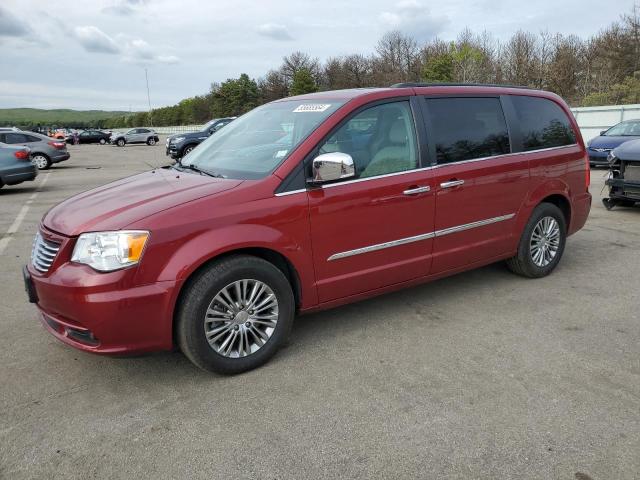 2C4RC1CG9DR511456 - 2013 CHRYSLER TOWN & COU TOURING L MAROON photo 1