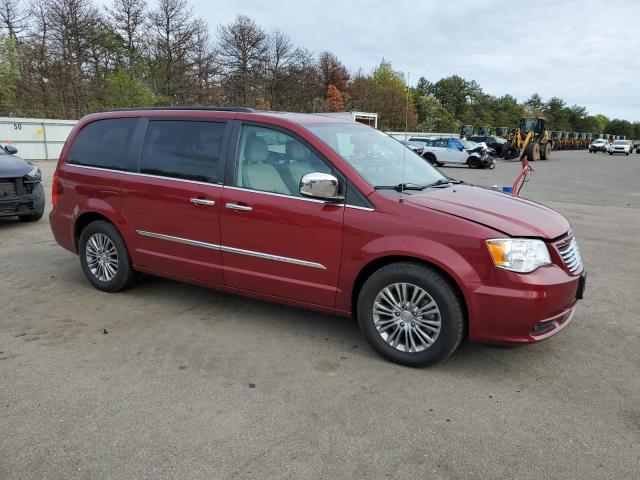 2C4RC1CG9DR511456 - 2013 CHRYSLER TOWN & COU TOURING L MAROON photo 4