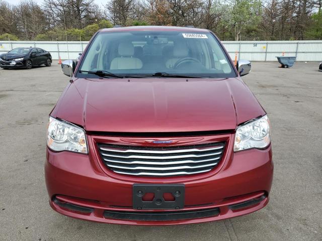 2C4RC1CG9DR511456 - 2013 CHRYSLER TOWN & COU TOURING L MAROON photo 5