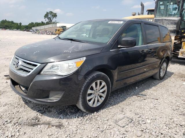 2C4RVABG0CR240300 - 2012 VOLKSWAGEN ROUTAN SE BLACK photo 1