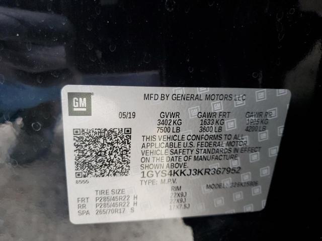 1GYS4KKJ3KR367952 - 2019 CADILLAC ESCALADE ESV PLATINUM 黑色 照片 14