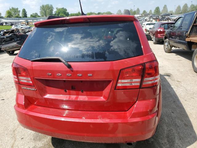 3C4PDCAB7HT560522 - 2017 DODGE JOURNEY SE RED photo 6