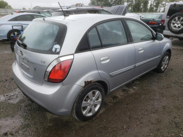 KNADH5A31B6732506 - 2011 KIA RIO BASE SILVER photo 3