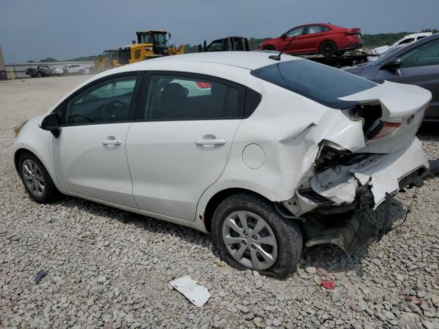 KNADM4A39E6328105 - 2014 KIA RIO LX WHITE photo 2