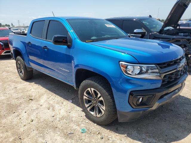 1GCGTDEN3M1234957 - 2021 CHEVROLET COLORADO Z71 BLUE photo 4