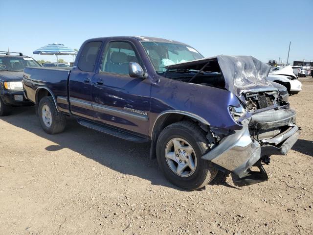 5TBRT34162S306700 - 2002 TOYOTA TUNDRA ACCESS CAB BLUE photo 4