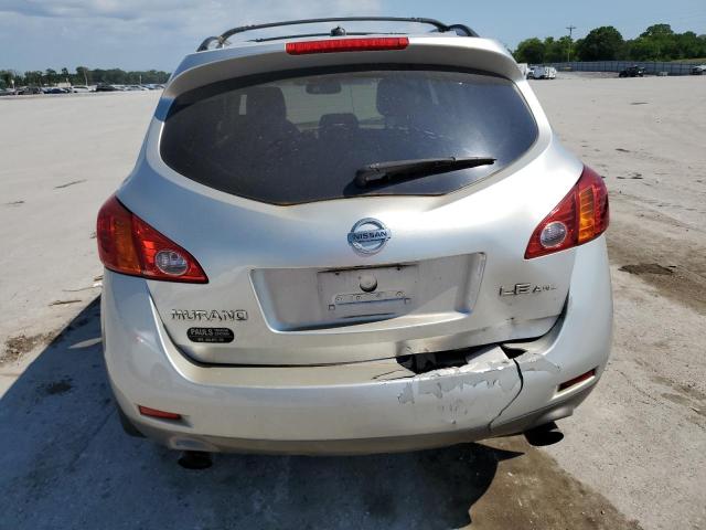 JN8AZ18WX9W147935 - 2009 NISSAN MURANO S SILVER photo 6