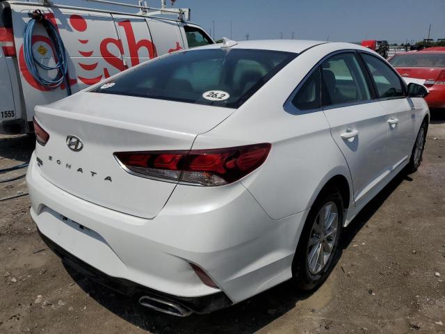 5NPE24AF6KH766752 - 2019 HYUNDAI SONATA SE WHITE photo 3