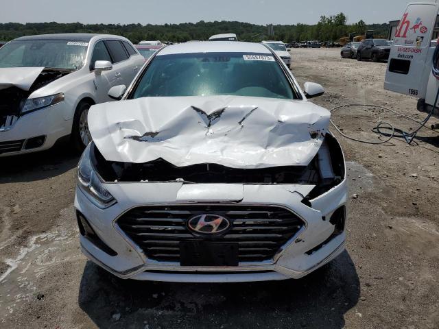 5NPE24AF6KH766752 - 2019 HYUNDAI SONATA SE WHITE photo 5