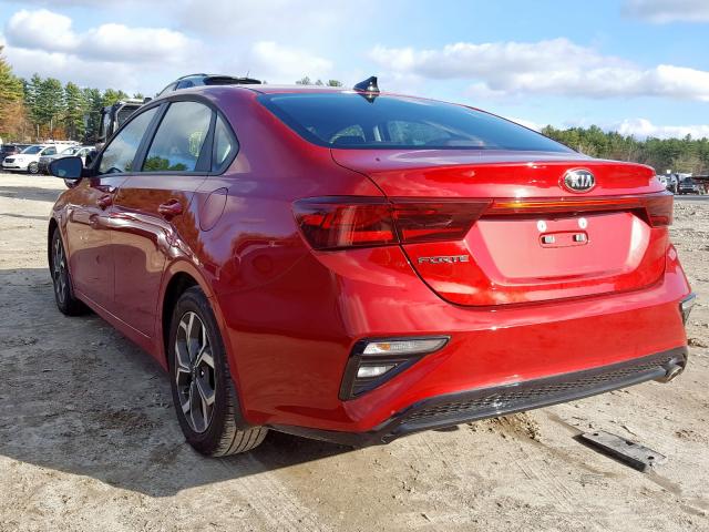 3KPF24AD8KE080381 - 2019 KIA FORTE FE  photo 3