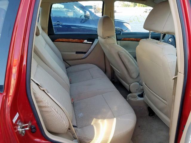 KL1TD6DE5BB157306 - 2011 CHEVROLET AVEO LS 红色 照片 6