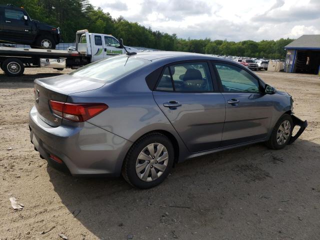 3KPA24AB2KE231353 - 2019 KIA RIO S GRAY photo 3